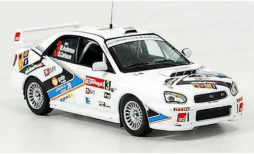 Subaru Impreza WRC 1/43 IXO no.3 vainqueur rallye portugal 2005 miniature