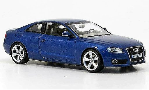 Audi A5 coupe 1/43 Schuco bleu 2007 miniature
