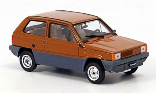 Fiat Panda 30 1/43 Brumm marron 1980 miniature