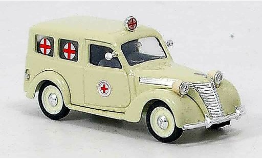 Fiat 1100 Ambulanza 1/43 Brumm Ambulance rotes Kreuz miniature