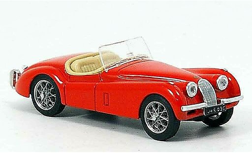 Jaguar XK 120 1/43 Brumm spider rouge ouvert 1948 miniature