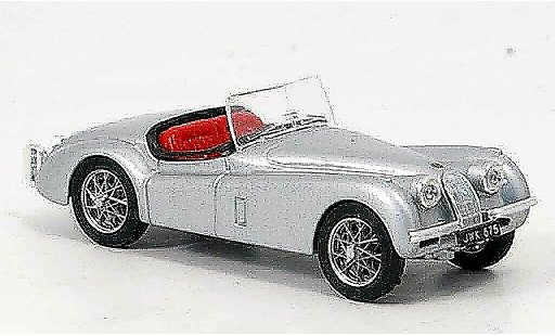Jaguar XK 120 1/43 Brumm spider grise metallisee ouvert 1948 miniature