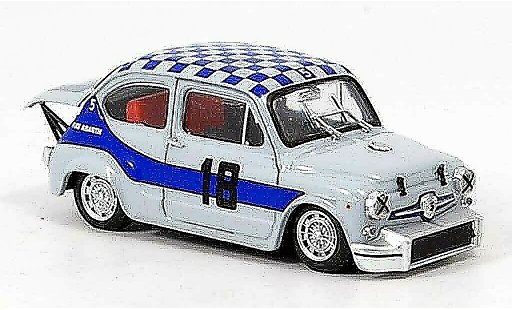 Fiat Abarth 1000 Berlina Corsa 1/43 Brumm No.18 4h Monza 1968 miniature