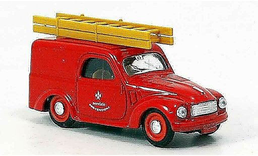 Fiat 500 C 1/43 Brumm Lieferwagen pompier Italien 1949 miniature