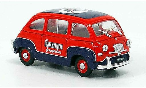 Fiat 600 Multipla 1/43 Brumm Ramazzotti 1960 miniature