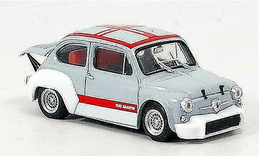 Fiat Abarth 1000 Berlina Corsa 1/43 Brumm Gruppe 2 grise rouge 1970 miniature