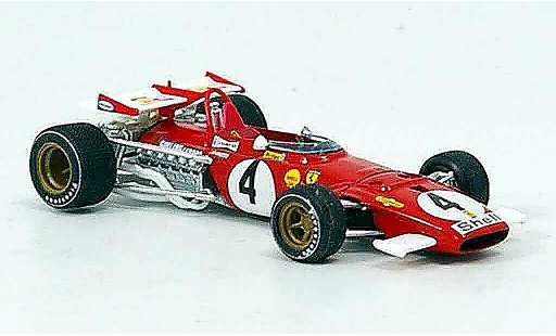 Ferrari 312 B 1/43 Brumm no.4 regazzoni gp italien 1970 miniature
