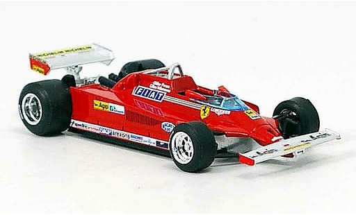 Ferrari 126 CK 1/43 Brumm turbo g.villeneuve test monza miniature