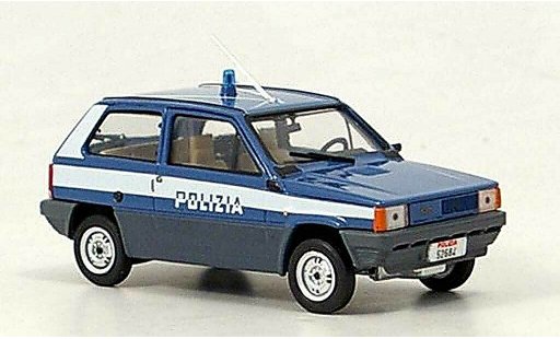 Fiat Panda 45 1/43 Brumm Polizia Police Italien 1980 miniature