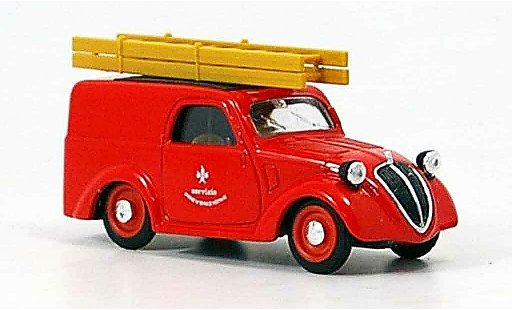 Fiat 500 B 1/43 Brumm Lieferwagen pompier Italilen 1946 miniature