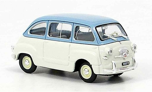 Fiat 600 Multipla 1/43 Brumm bleu grise 1956 miniature