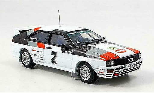Audi Quattro rallye 1/43 Vitesse No.2 Mikkola vainqueur Rally Su&Atilde;&uml;de miniature