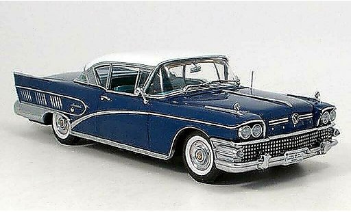 Buick Limited Coupe 1/18 Sun Star riviera bleu 1958 miniature