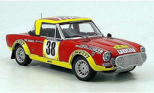 Fiat 124 Abarth 1/18 Sun Star ulyate east african safari 1975 miniature