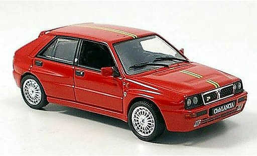 Lancia Delta Club Italia 1/43 Norev rouge 1992 miniature