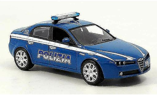 Alfa Romeo 159 polizia 1/43 Norev police police italien 2005 miniature