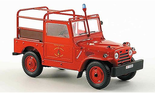 Fiat Campagnola Pompiers 1/43 Norev pompier Trentino 1959 miniature