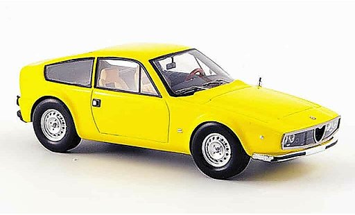 Alfa Romeo Junior Z 1600 1/43 Spark jaune 1974 miniature