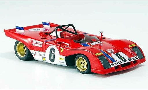 Ferrari 312 PB 1/43 Red Line no.6 daytona 1972 miniature