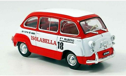 Fiat 600 Multipla 1/43 Brumm Amaro 18 Isolabella 1960 miniature