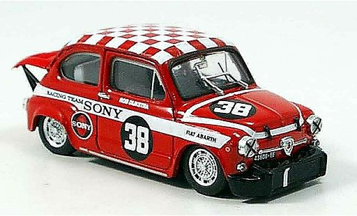 Fiat Abarth 1000 Berlina Corsa 1/43 Brumm No.38 Dijkstra vainqueur Zandvoort 1969 miniature