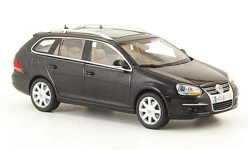 Volkswagen Golf Variant 1/43 Autoart noire 2007 miniature