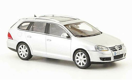 Volkswagen Golf Variant 1/43 Autoart met grise metallisee 2007 miniature
