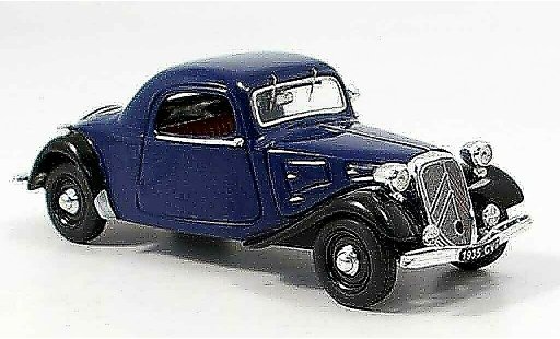 Citroen 7CV Coupe 1/43 Vitesse bleu noire miniature