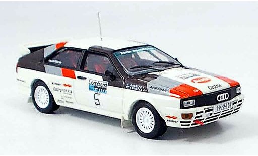Audi Quattro rallye 1/43 Vitesse vainqueur Rally Loombard miniature