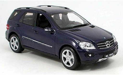 Mercedes Classe M Base 1/18 Welly ml 350 (w164) bleu miniature