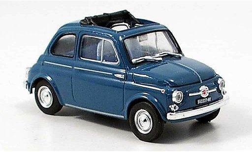 Fiat 500 D 1/43 Brumm bleu 1960 miniature
