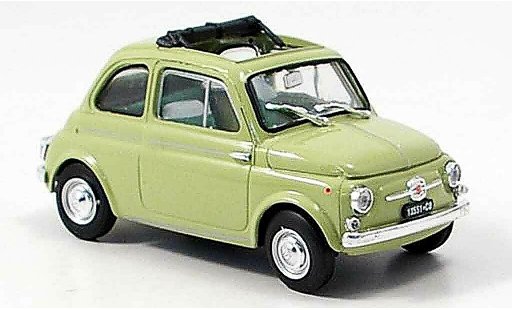 Fiat 500 D 1/43 Brumm verte 1960 miniature