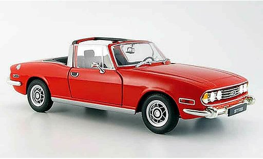 Triumph Stag Base 1/18 Jadi rouge 1978 miniature