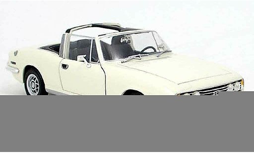 Triumph Stag Base 1/18 Jadi blanche 1978 miniature