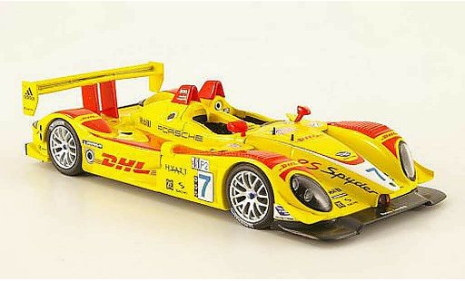 Porsche RS Spyder 1/43 Minichamps No.7 DHL ALMS GP Long Beach 2007 miniature