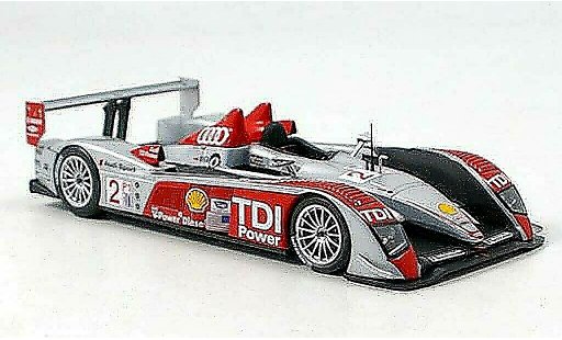 Audi R10 course 1/43 Minichamps 2007 TDI No.2 TDI Power vainqueur 12h Sebring miniature
