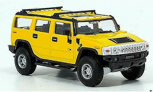 Hummer H2 Base 1/43 Cararama jaune miniature