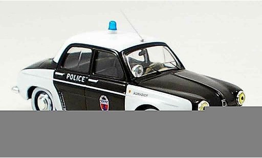 Renault Dauphine Base 1/43 IXO police paris 1962 miniature