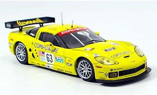 Chevrolet Corvette course 1/43 IXO C6 R No.63 Le Mans 2006 miniature