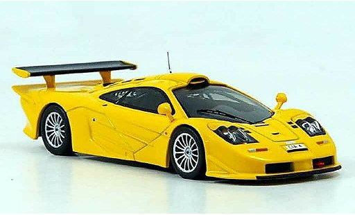 McLaren F1 GTR GTR Long Tail 1/43 IXO orange 1996 miniature