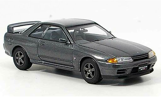Nissan Skyline R32 1/43 Kyosho GTR grise miniature