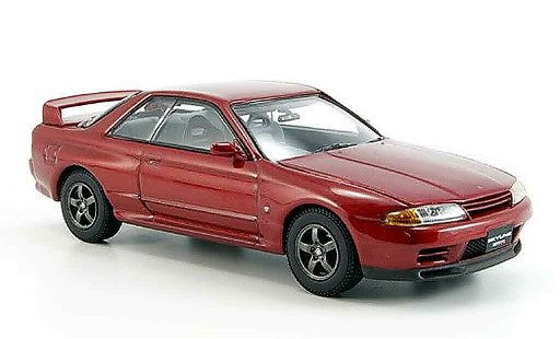 Nissan Skyline R32 1/43 Kyosho GTR rouge miniature