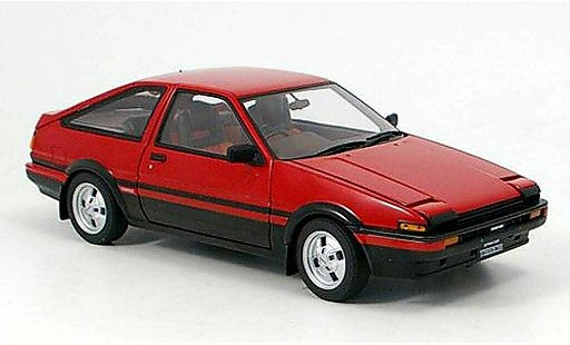 Toyota Trueno AE86 1/18 Autoart ae trueno rouge miniature