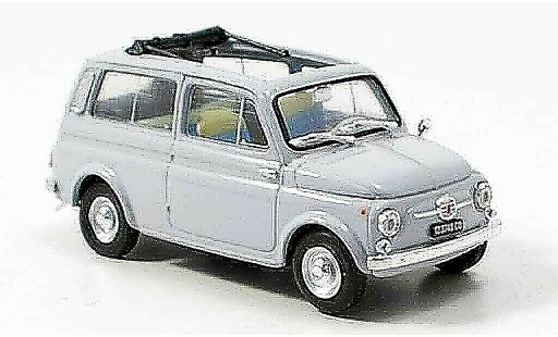 Fiat 500 Giardiniera 1/43 Brumm grise 1960 miniature