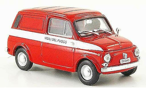 Autobianchi Furgoncino pompiers 1/43 Brumm 500 Vigili de Fuoco 1972 miniature