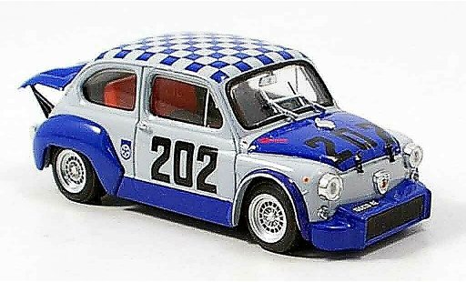 Fiat Abarth 1000 Berlina Corsa 1/43 Brumm TCR No.202 Bondone 1970 miniature