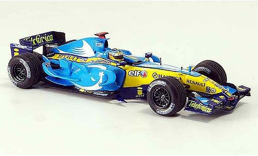 Renault F1 2006 1/43 Minichamps team r26 alonso gp frankreich miniature