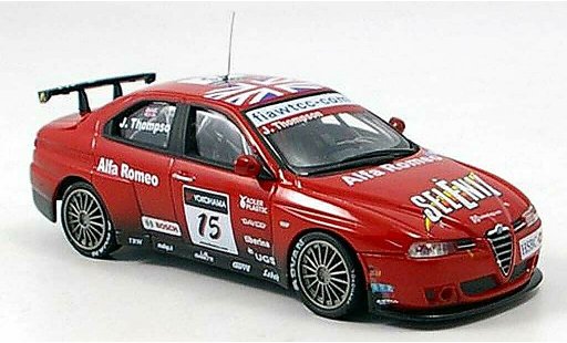 Alfa Romeo 156 gta 1/43 M4 WTCC No. 15 J. Thompson WTCC 2007 miniature