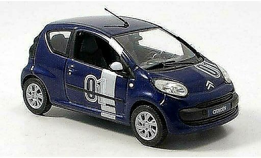 Citroen C1 course 1/43 Norev Chrono No.01 bleu 2007 miniature