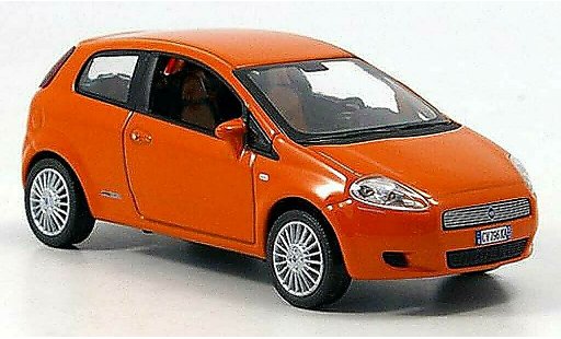 Fiat Grande Punto Berlina 1/43 Norev orange 3-portes 2005 miniature
